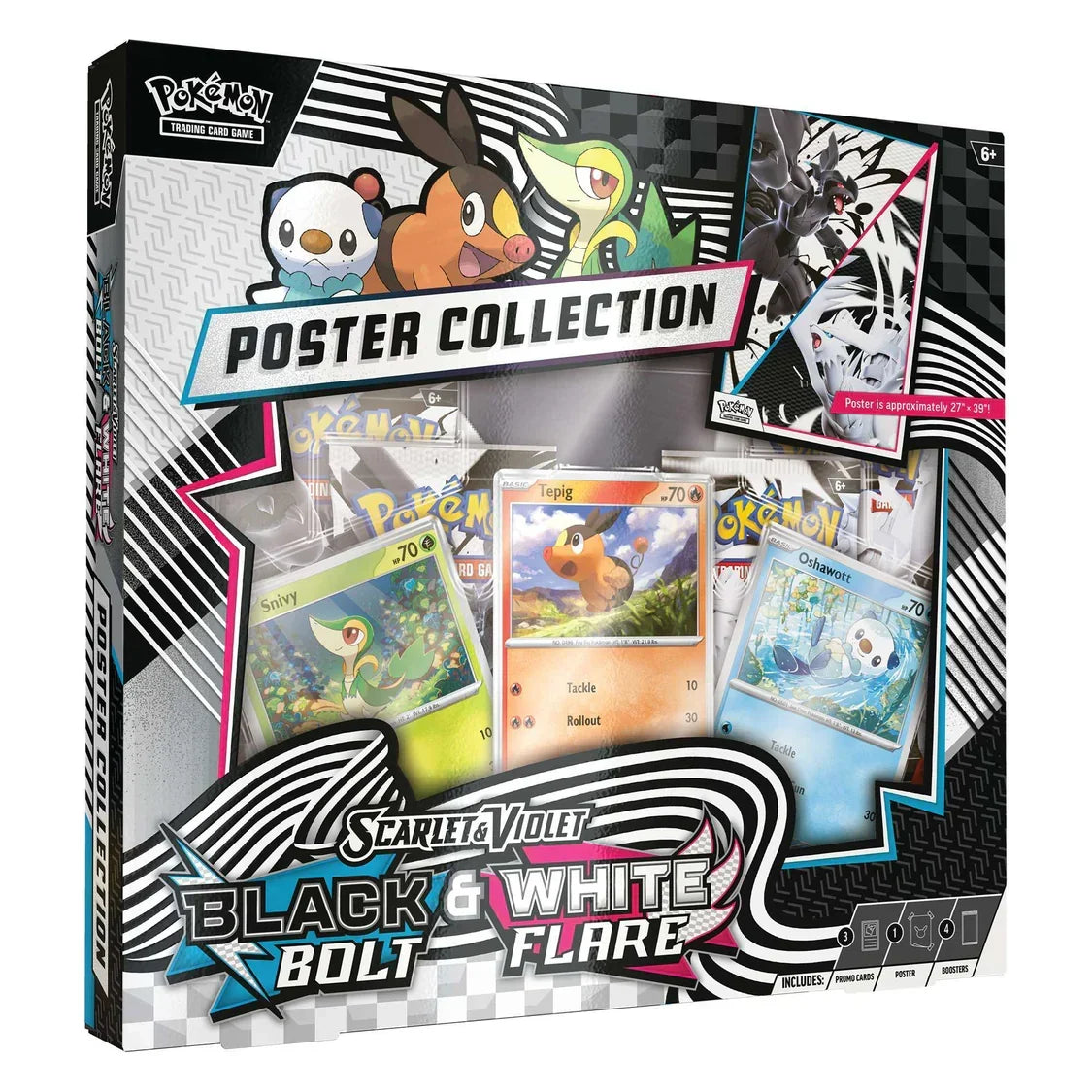 Pokémon Black Bolt & White Flare Unova Poster Collection