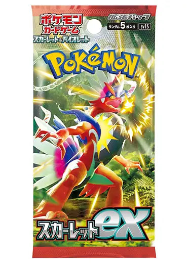 Pokémon Scarlet Ex sv1S Sealed Japanese Booster Pack