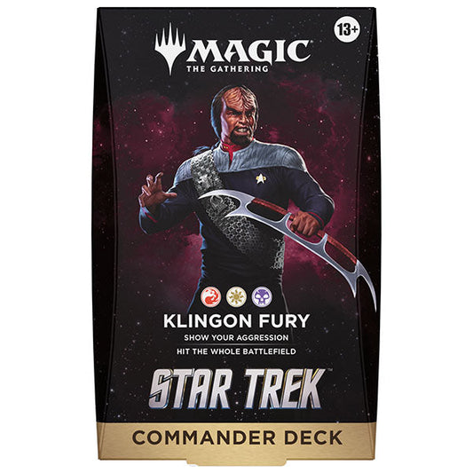 Magic: The Gathering - Star Trek Klingon Fury Commander Deck (PRE-ORDER)