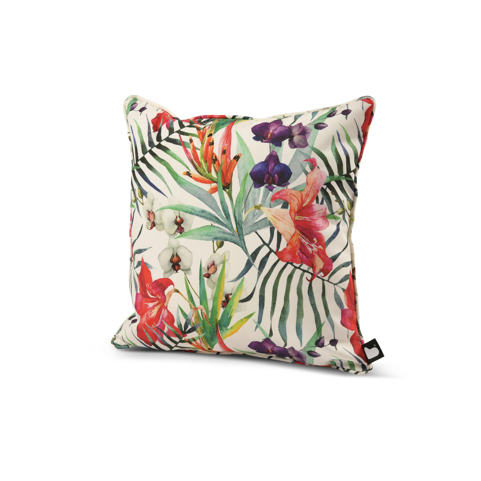 Outdoor Decorative Cushion – Poppy Print | UV-Resistant & Water-Resistant | Made in UK