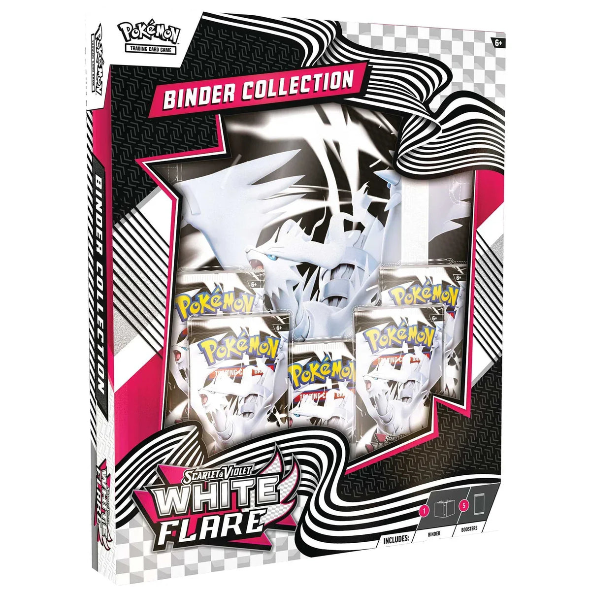 Pokémon Scarlet & Violet White Flare Binder Collection Reshiram